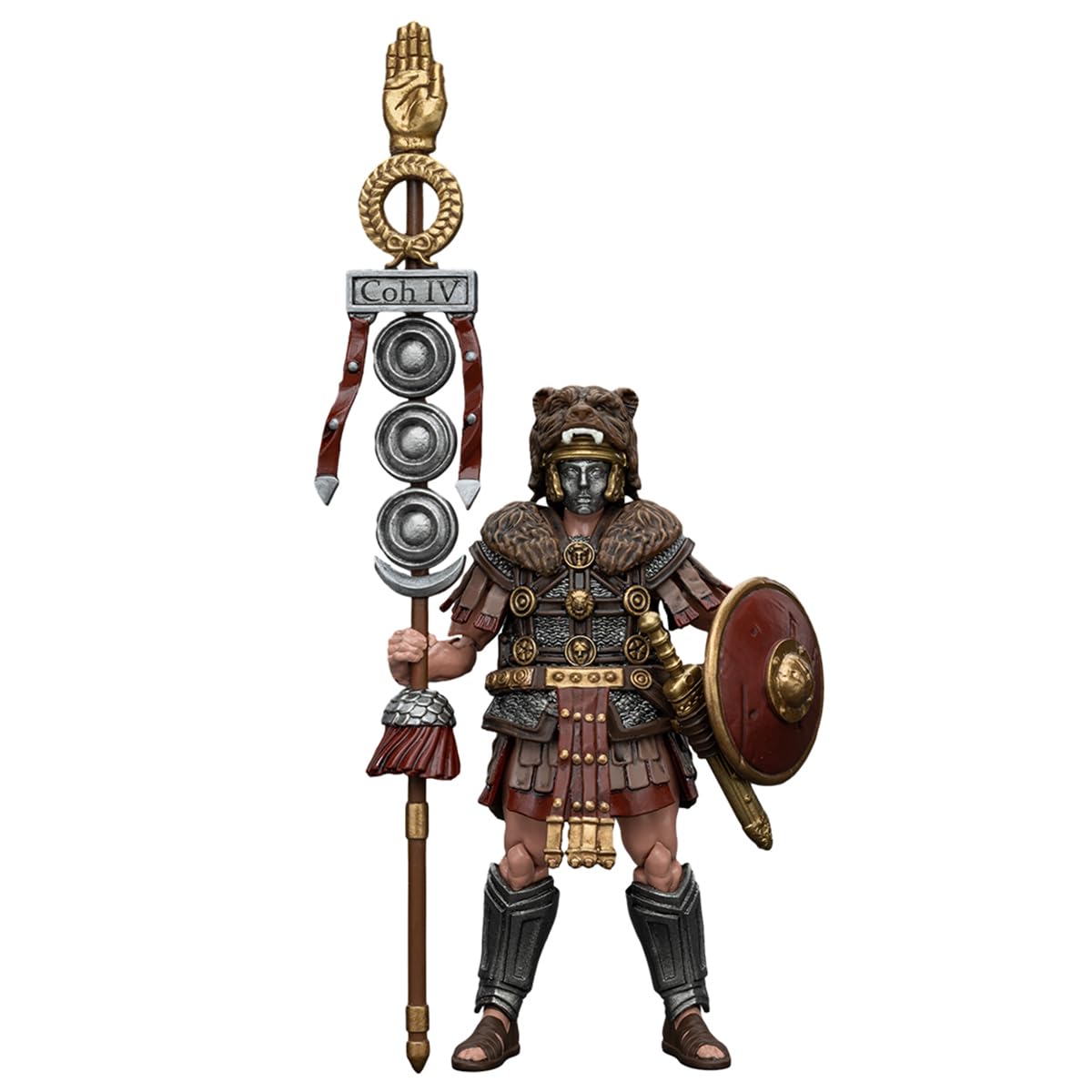 HiPlay JOYTOY Collectible Action Figure: Strife series: Roman Republic Cohort Iv Signifer, 1:18 Scale Miniature Collectible JT6212