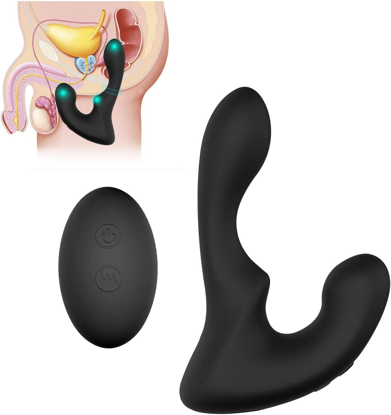 Waterproof Mens Vibrating ἈmἈl Plug Stimulating Postate Vaibration Six Toys for Men Massage Plug Rechargeable Stimulator