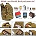 IDOGEAR 40L Tactical Backpack Molle Assault Pack 900D Nylon Water Resistant Shoulder Bag Airsoft Hiking Backpacks (A: Coyote Brown)