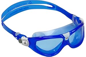 AQUA SPHERE Aquasphere SEAL Kids (Ages 3+) Swim Goggles, Made in ITALY - Wide Vision, Comfort, E-Z Adjust, Anti Scratch & Fog, Leak Free
