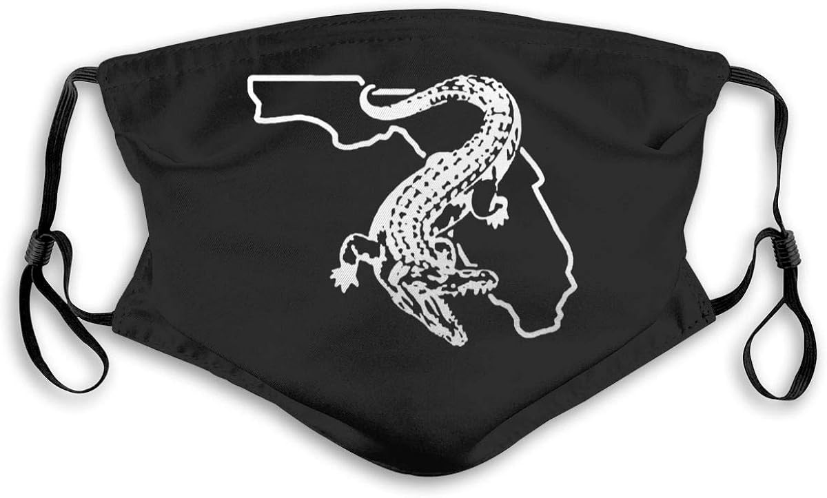 Florida Gator Gators Fishing Adjustable Earloop Face Anti Dust Face