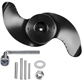 MKP-38 Weedless Wedge 2 Propeller Compatible with Minn Kota Trolling Motors | Replaces 1865023,1378160, Fit For 112lb Thrust Motors with 4-1/2" Lower Unit Lower Unit, Complete Hardware Kit, Durable Nylon