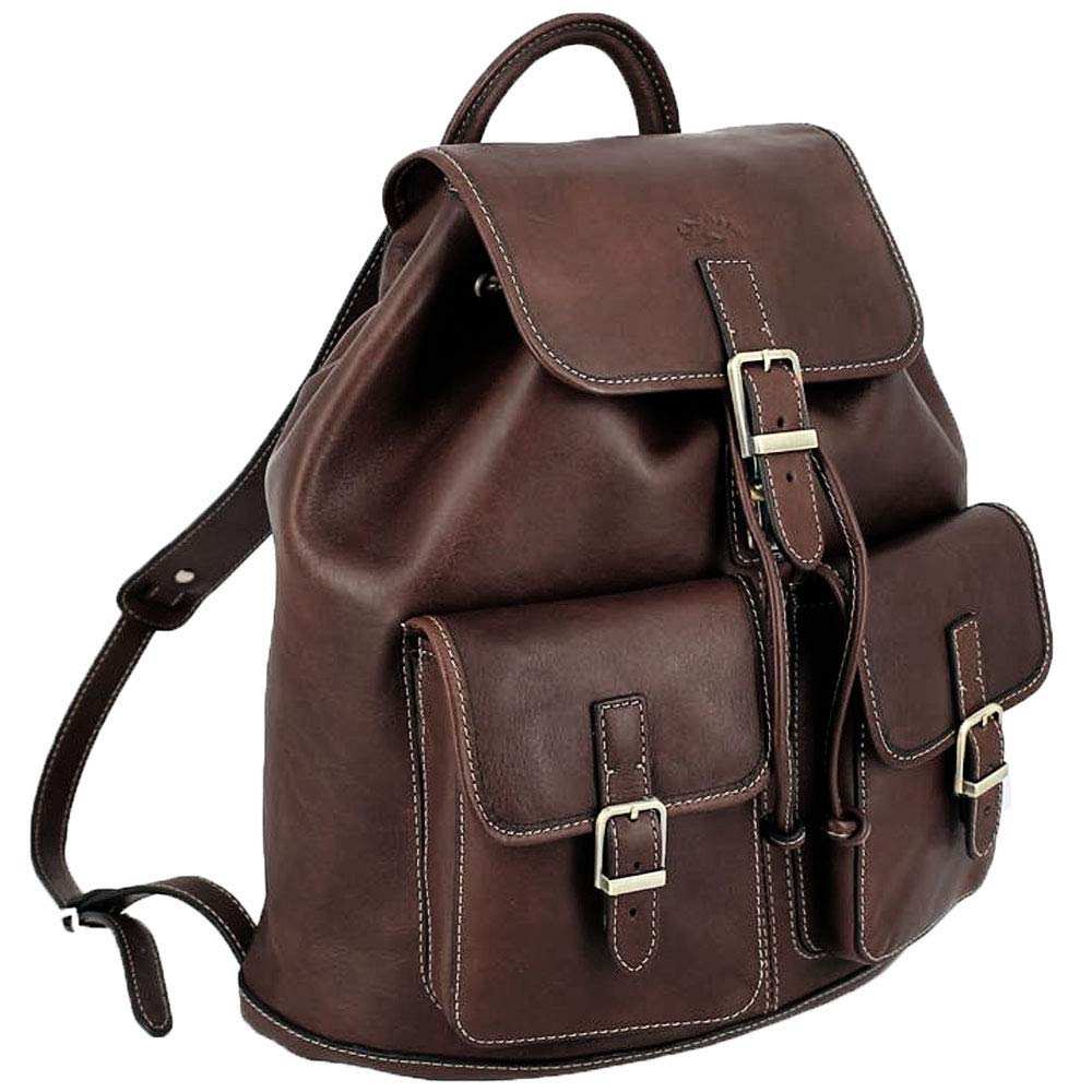 Cowhide Katana Backpack K 32543 Brown Size: One size