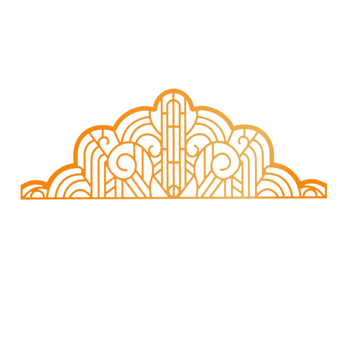 Ultimate Crafts Thin Waves Hotfoil Stamp, Metal, Grey, 20.5 x 14.3 x 0.6 cm