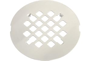 Artiwell 4-1/4” OD Snap-in Shower Drain Cover, Round Shower Drain Strainer Grid, Replacement Cover, Designed for Long-Lasting