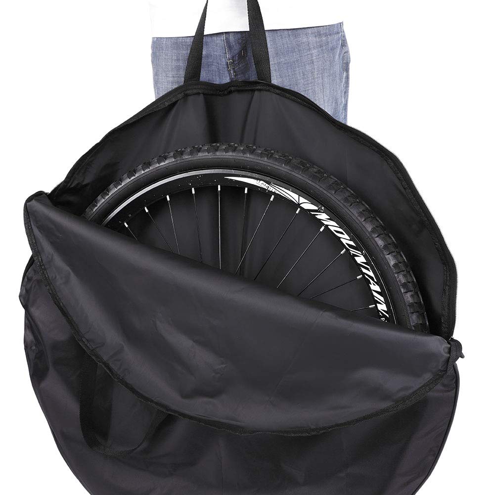 BONKZEBU Bike Wheel Bag for Cycling Double Wheel Storage Durable Carry Comfortable Design Elegant Workmanship