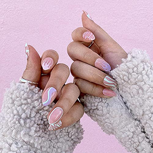 Glamnetic Press On Nails Wild Card Opaque Uv Finish Short Pointed Almond Shape Reusable Pastel Nails In 12 Sizes 24 Nail Kit With Glue Pricepulse