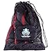 Kraken Aquatics Compact Mesh Gear Bag - Drawstring Snorkel Bag for Scuba Diving, Snorkeling & Beach Gear - Durable Mesh Dive Bag for Travel & Storage - Swim Equipment Bag - Black