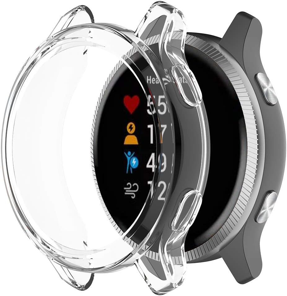 Tencloud Cases Compatible with Garmin Venu Protector Protective Case Cover Soft TPU Bumper Shell Watch Accessories for Garmin Venu Smartwatch (Clear)