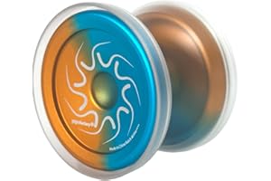 YOYO FACTORY Nine Dragons YoYo (Aqua Orange Fade with Clear CAPS)