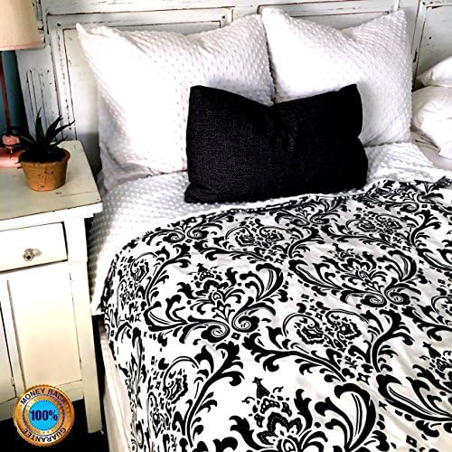 REACHTHERAPY SOLUTIONS ))) Weighted Sensory Throw Blanket for Kids | 15 lbs | H 65" x W 45" | Fleur De Lis | Click to See More Colors & Sizes