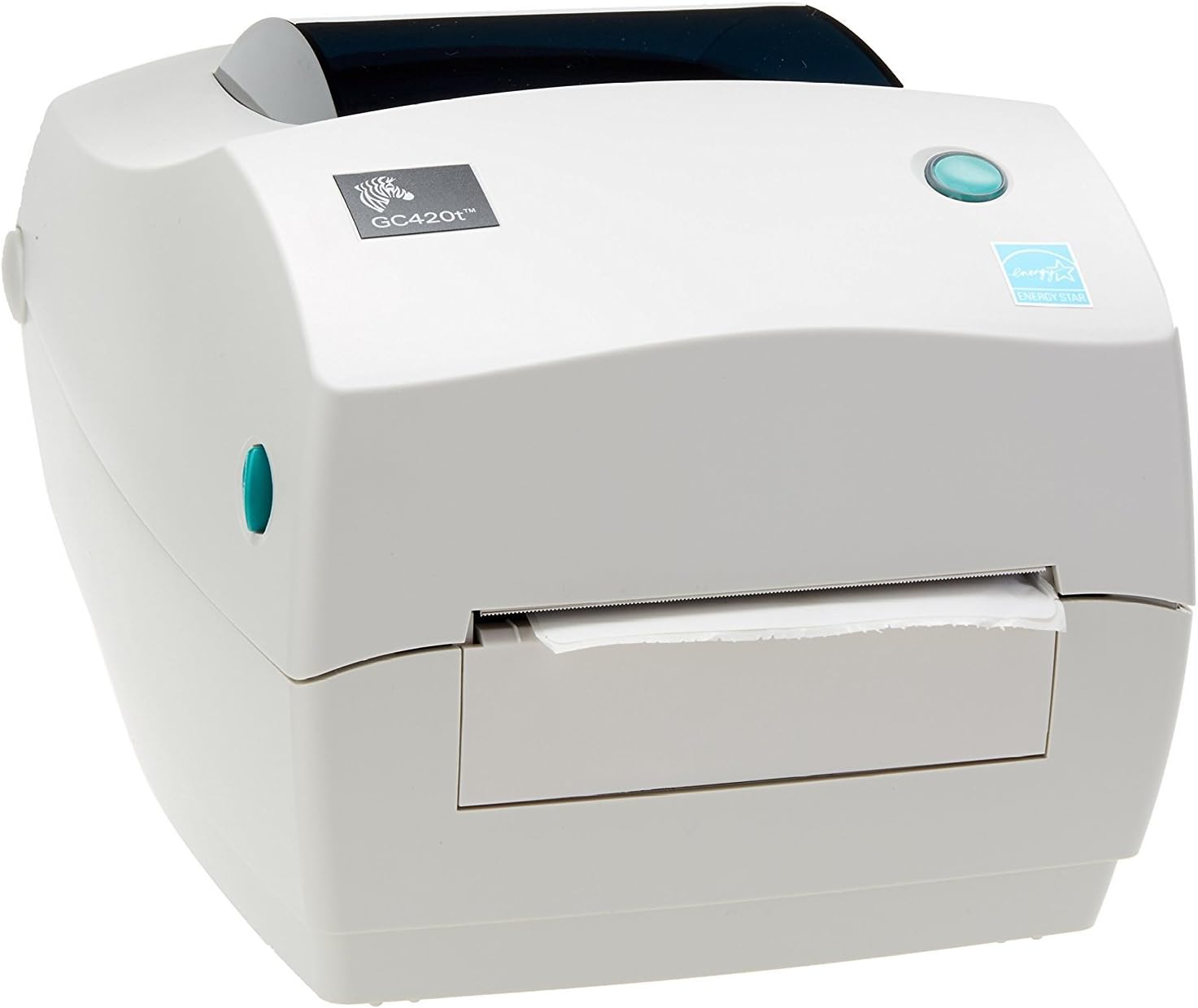 HAUNT Zebra GC420T Monochrome Desktop Direct Thermal/Transfer Label Printer with 4"/S Print Speed, 203 DPI Print Resolution, 4.09" Print Width, 110-240V AC