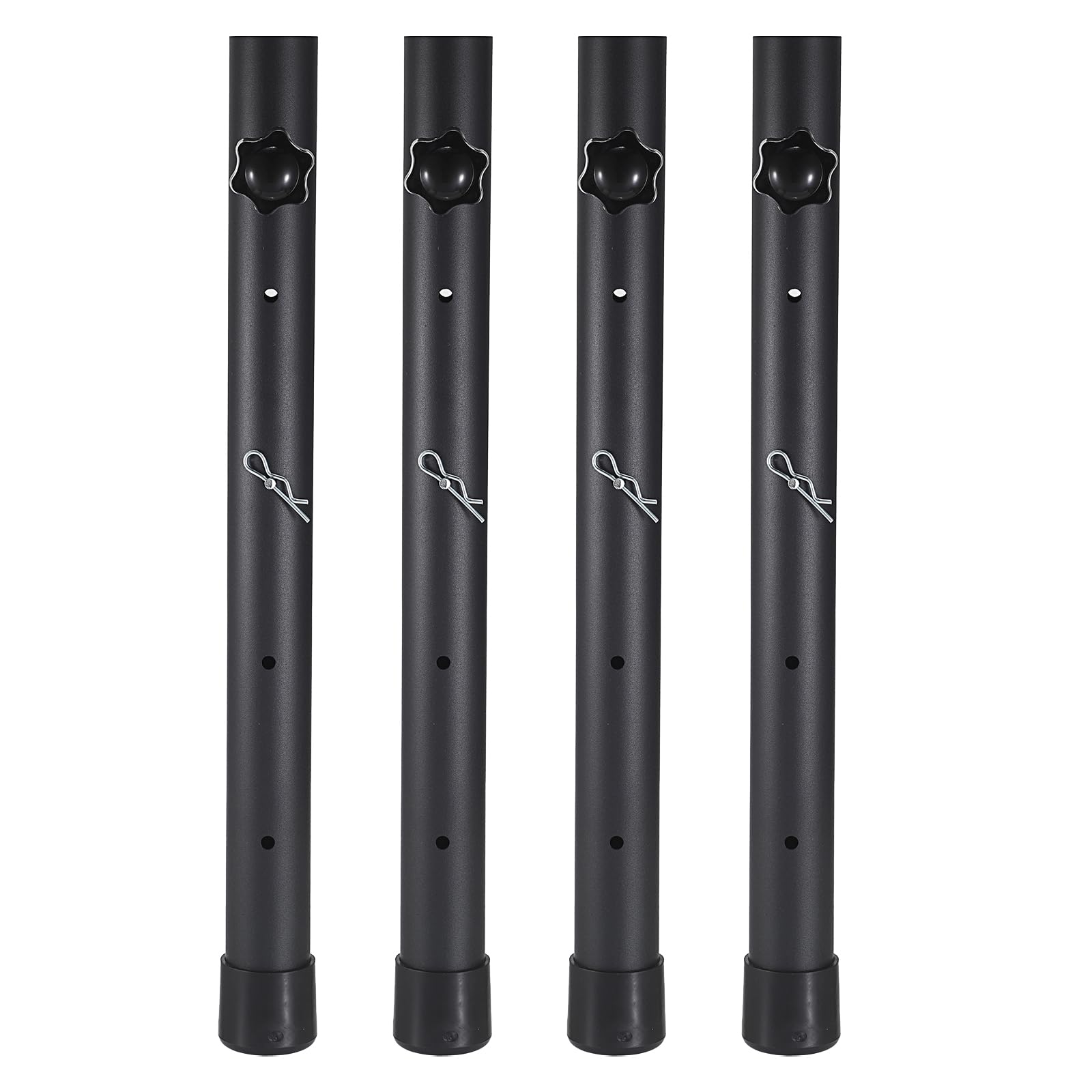 IGNPION 4Pcs Folding Table Leg Extendsion, Table Support Lift Legs for Bent/Straight, Chair Leg Extenders, Adjustable Height Desk Legs Riser to 9.2cm/ 17cm/ 25cm/ 33cm