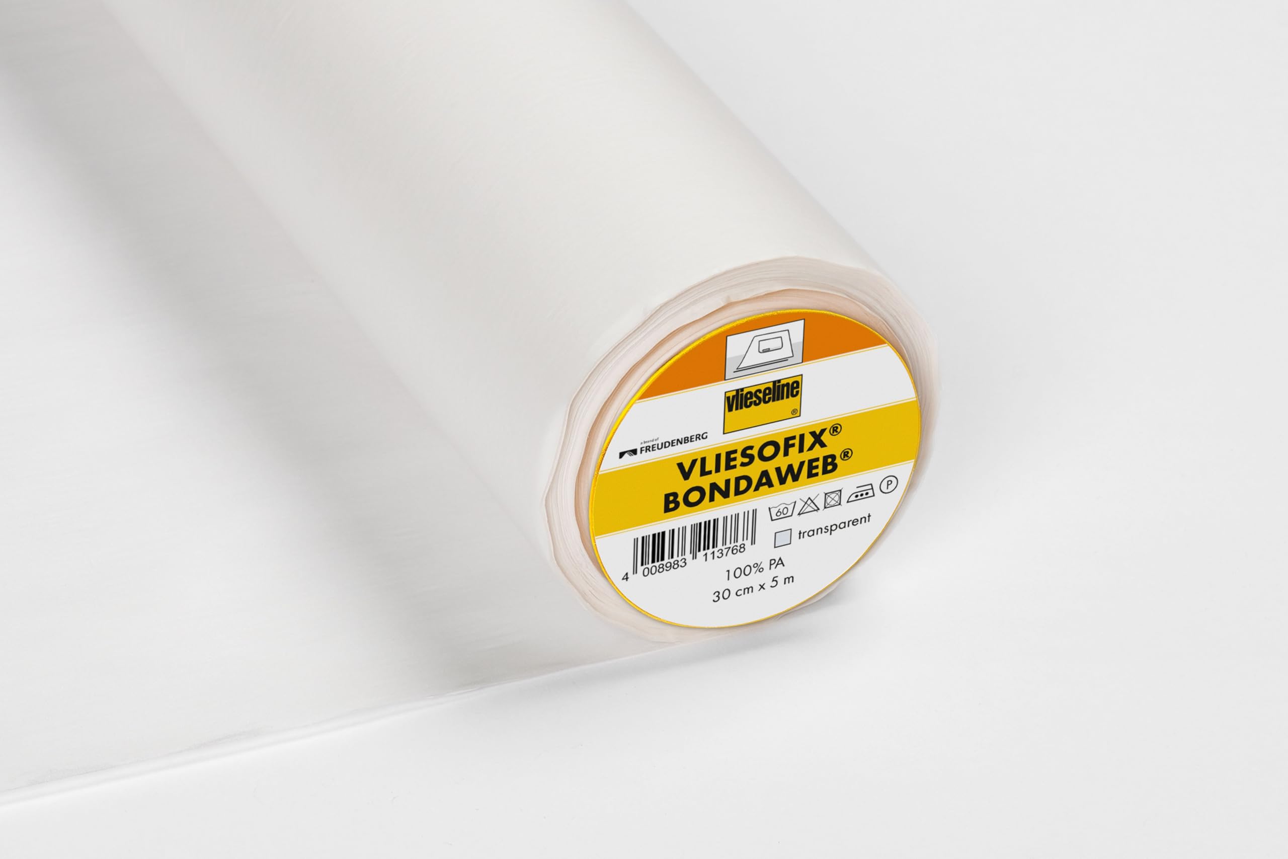 Vlieseline 53562282 Vliesofix T 300 5 m x 30 cm, 100% Polyamide, Transparent, 30 cm x 5 m