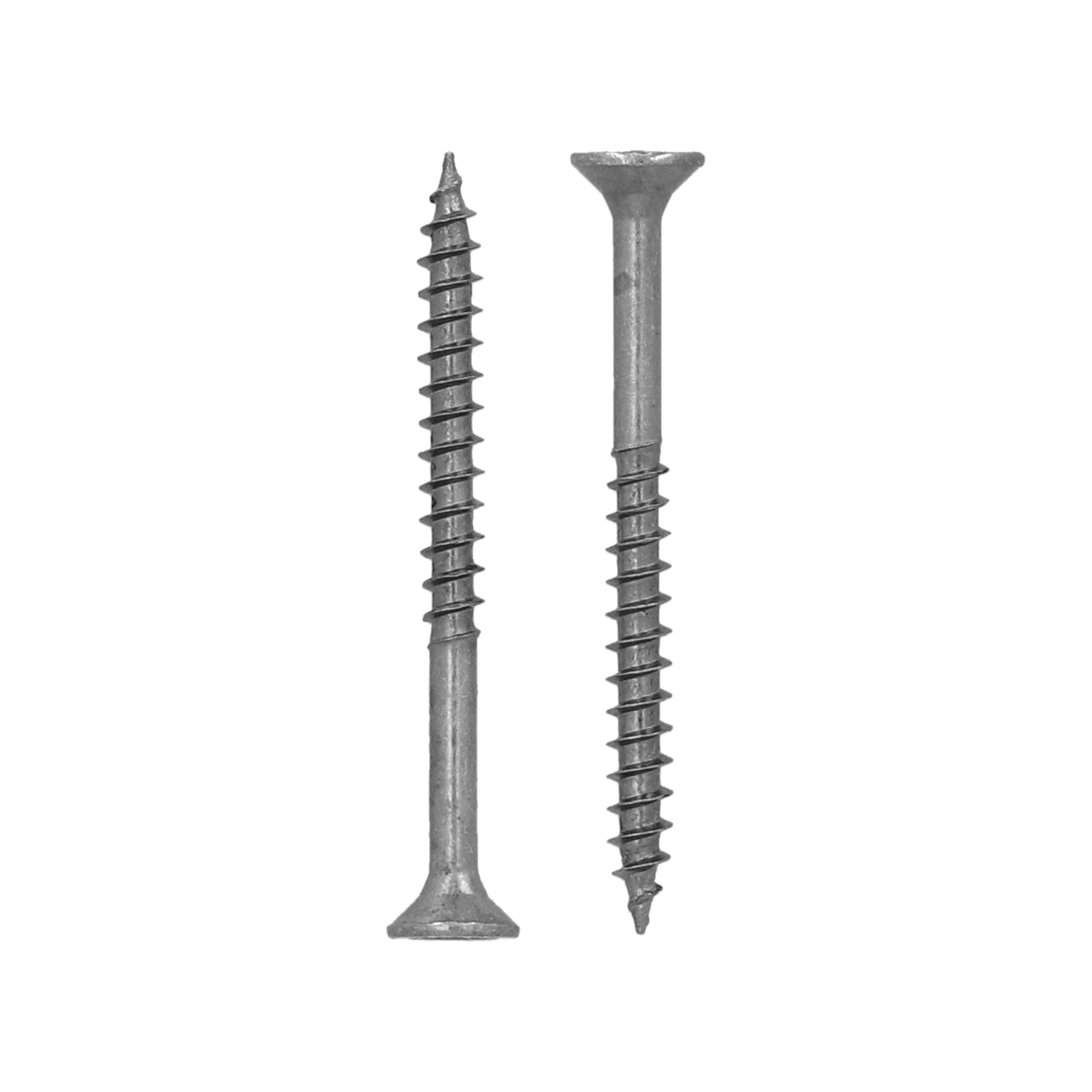 HELPMATE - Universal screws, countersunk head, 4.0x40, stainless steel A2, rustproof - 450 pieces Wood screws with T-drive and partial thread - Chipboard screws for indoor and outdoor use