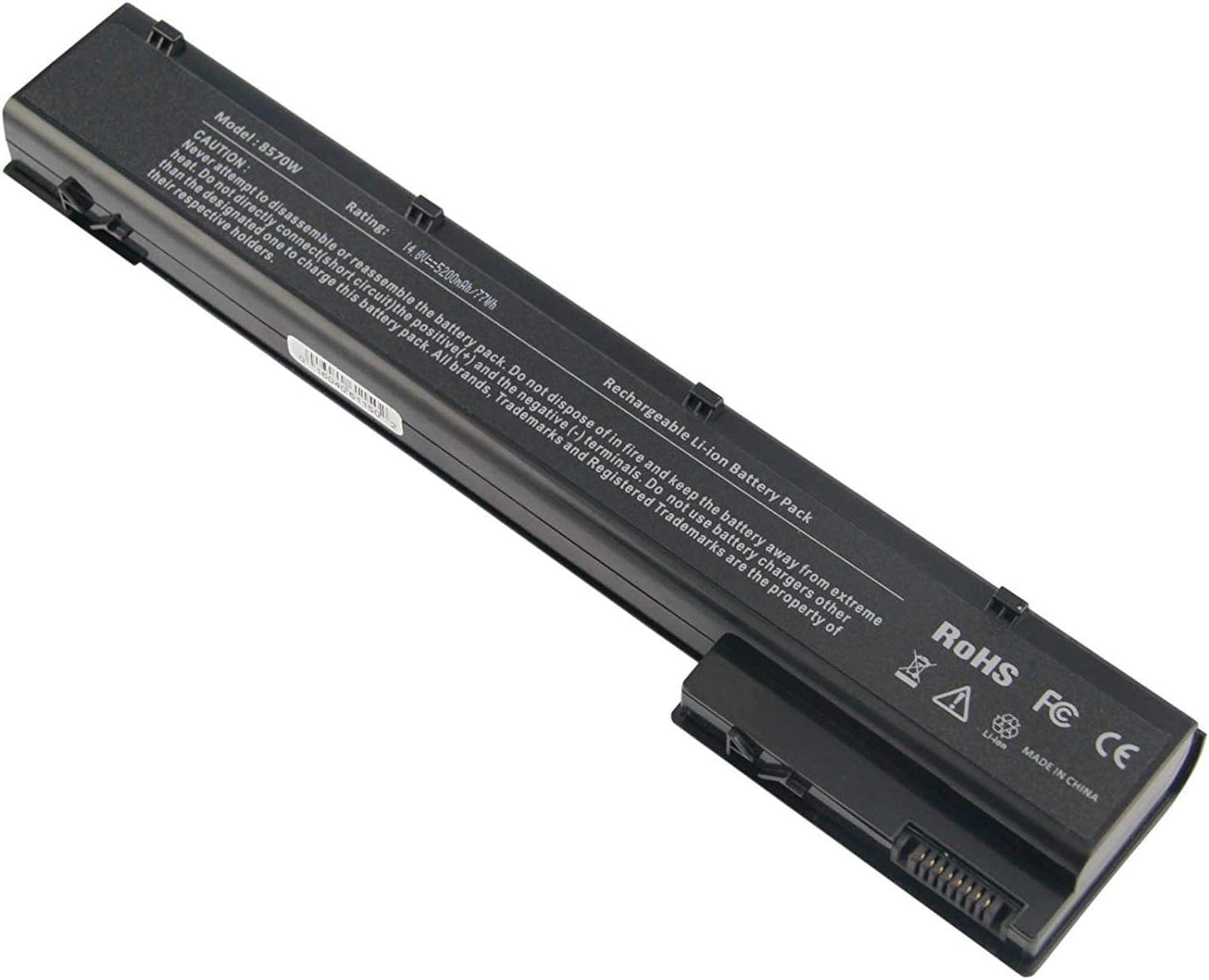 VH08 VH08XL 632427-001 632425-001 632113-141 632114-421 HSTNN-F10C HSTNN-I93 HSTNN-IB2P QK641AA Laptop Battery Replacement for HP Elitebook 8560W 8570W 8760W 8770W Mobile Workstation(14.4V 5200mah) - Image 3
