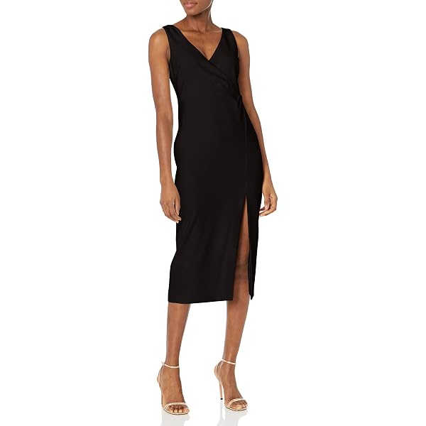 knee length dresses for ladies Black Halo Women's Jacqueline Midi Dress - Black main image 1