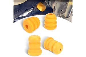 awlbed 4 PCS Car Control Arm Suspension Buffer Pad, Front and Rear Side Shock-absorbing Flexible Rubber Block, OE Replacement 15153958 15039397, Compatible with Cadillac Chevrolet GMC (Yellow)