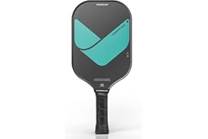 VINSGUIR Pickleball Paddle, 16MM Carbon Fiber Pickleball Paddle with Longer Handle, Elongated Paddle with SpinFlex Surface, Power, Hybrid & Control Paddles for Advancer & Professional