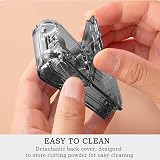 LeFeirr Pill Cutter Sharp Blade Storage Black 1 Pcs Small Large Pills view 4