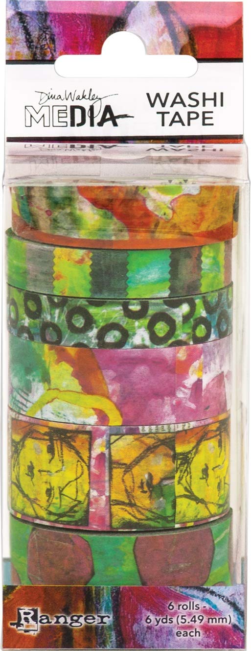 Dina Wakley Media Media WASHI Tape #4, One Size