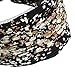 TOOGOO(R) Lady Retro Wide Pleated Headband Alice Hair Band Printed Wedding Party Black