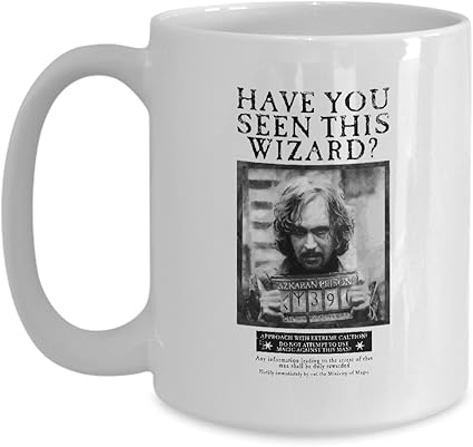Amazon Have You Seenこのウィザード ハリーポッターシリウスブラック ギフトコーヒーマグティーカップホワイト 15oz Luna Bella Project グラス タンブラー