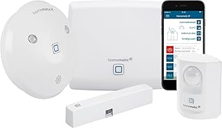 Homematic IP Smart Home Starter Set Alarm - Intelligenter Alarm auch aufs Smartphone, 153348A0
