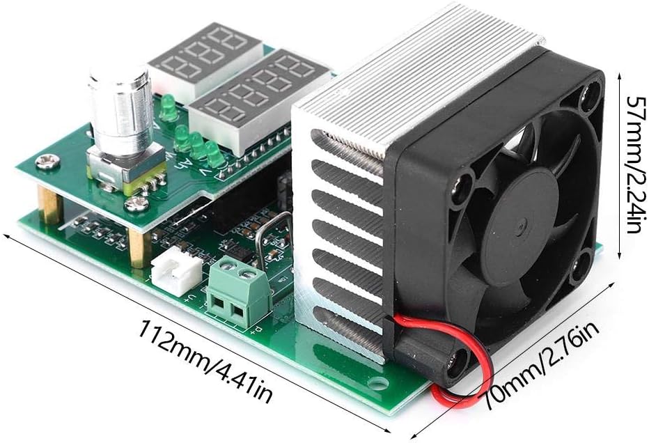 Digital Battery Capacity Tester 60W Constant Current Electronic Load Module for Battery Discharge Testing Aging Test & Capacity Measurement Supports Up to 30V 9.99A - Image 3
