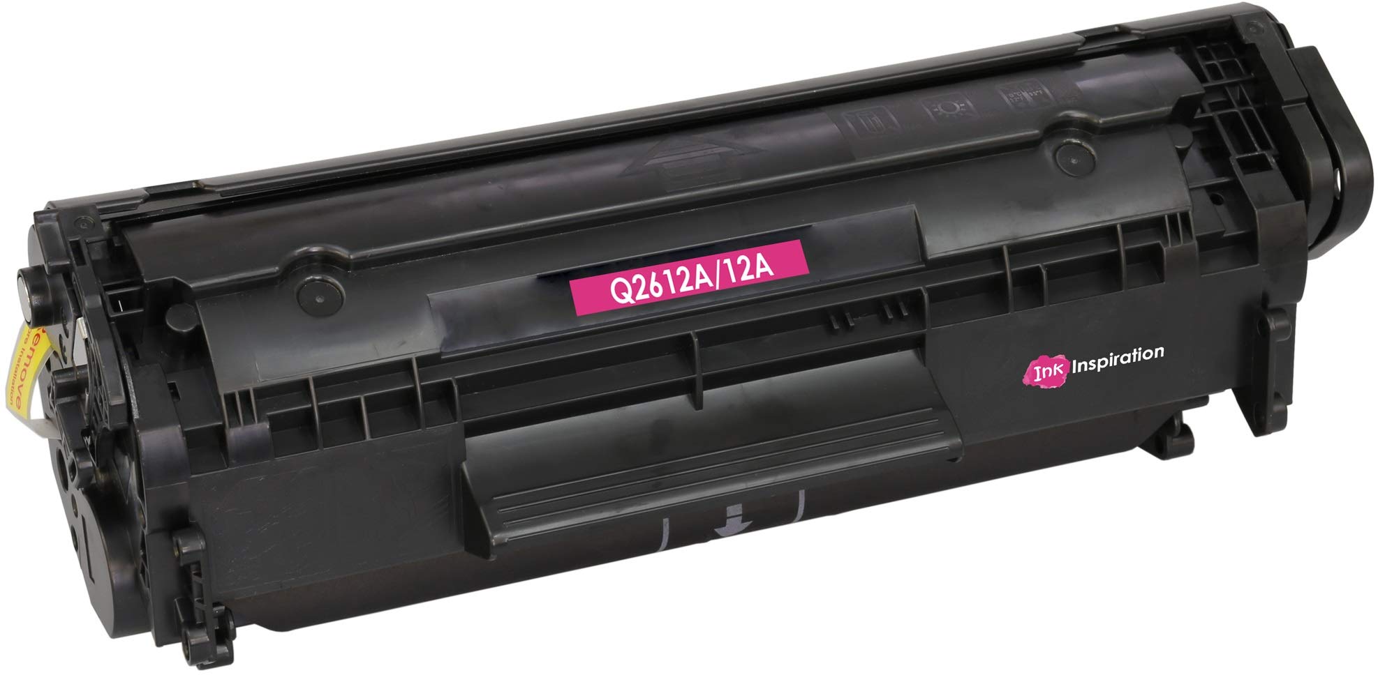 Ink Inspiration® Compatible Laser Toner Cartridge Replacement for HP Q2612A 12A LaserJet 1010 1012 1015 1018 1020 1022 1022n 1022nw 3010 3015 3020 3030 3050 3052 3055 M1005 M1319f MFP | 2,000 Pages