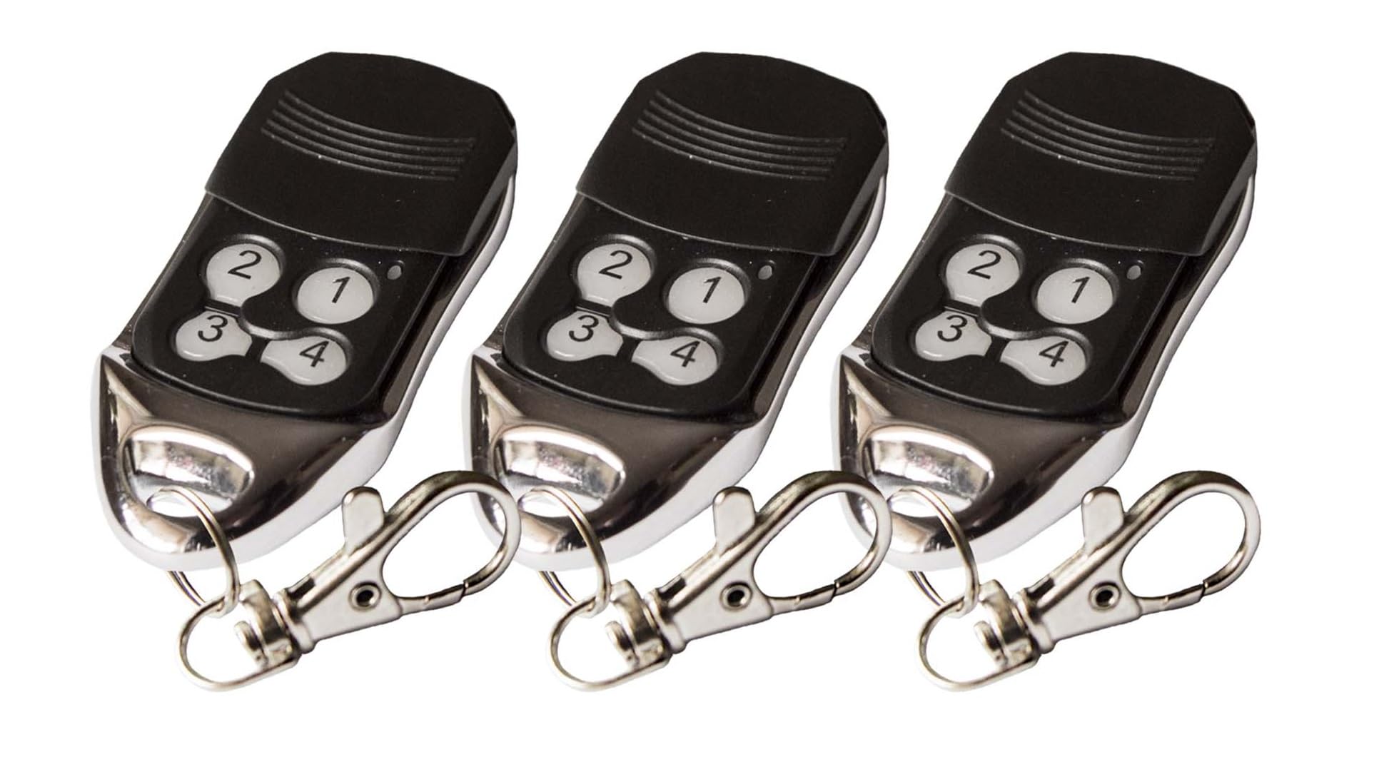 ALIRANTA 3 x SEIP SKR433 / SKR433-1 / SKR433-3 / SKRJ433 compatible hand transmitters, replacement remote controls 433.92 MHz rolling code. 3 pieces