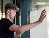 Magic Whiteboard A1 Sheets Stick On Wall Whiteboard view 4