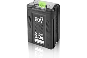 Upgraded 6.5Ah Lithium-Ion Replacement for Greenworks 60V Battery Compatible with Greenworks 60 Volt Cordless Power Tools LB6