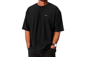 Rela Bota Mens Oversized T Shirts Athletic Lightweight Short Sleeve Casual Cotton Moisture Wicking Quick Dry Pocket Tee