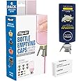 Flip-It! Universal Bottle Emptying Kit - Flip Bottle Upside Down to Get Every Drop Out! Extra adapters Included to fit Nivea, Eucerin, and Aquaphor Bottles. (6 Stands, Pastel Color Edition)