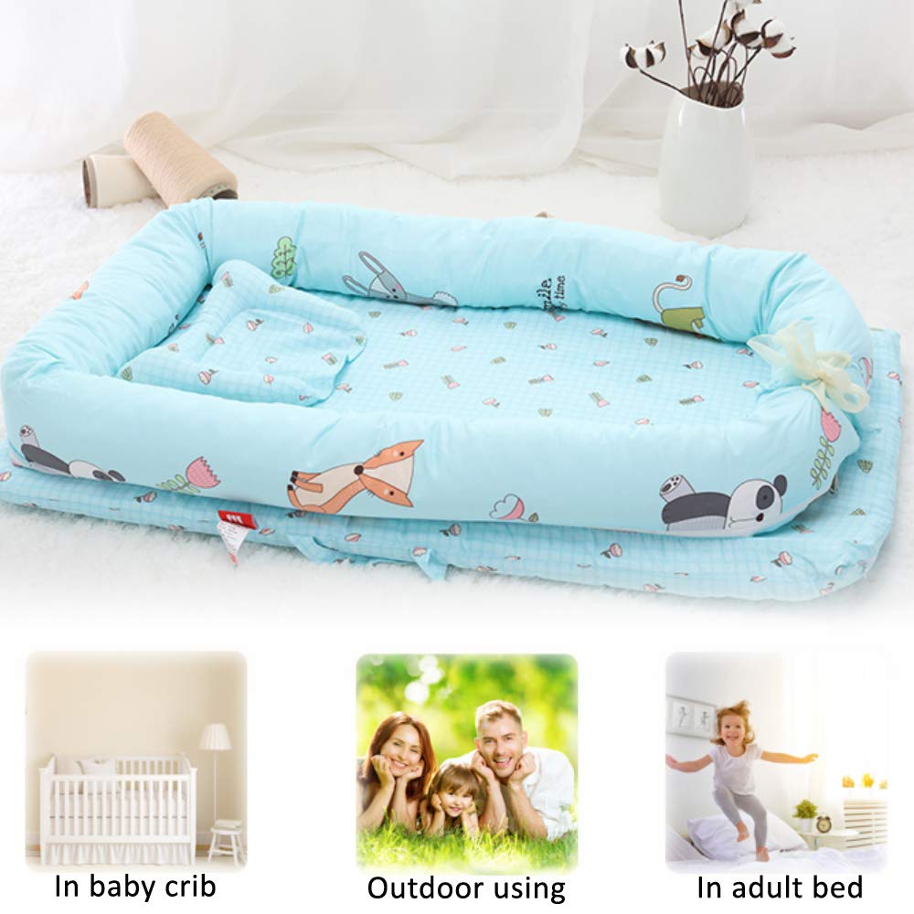 cozy portable baby nest bed