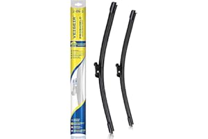 VEIGEIR 24"+19" Windshield Wiper Blades Compatible with Volkswagen Jetta 2023-2011 Passat 2018-2012 CC 2017-2013, Automotive Replacement Windshield Wiper Blades for My Car 2 Pack
