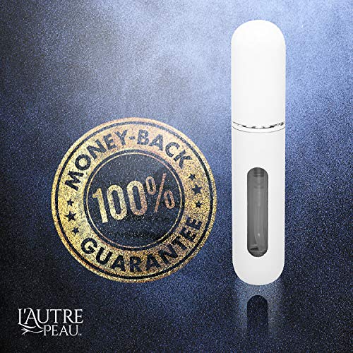 Travel Perfume Atomizer Refillable - Portable Easy to Fill Perfume and Cologne Fine Mist Mini Travel Size Atomizers - Fits Perfect in Your Pocket or Purse - 6 Piece Pack of 5ML