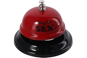 Hobbyme - Adult red bell ring for sex drinks, table bells, funny bachelor party