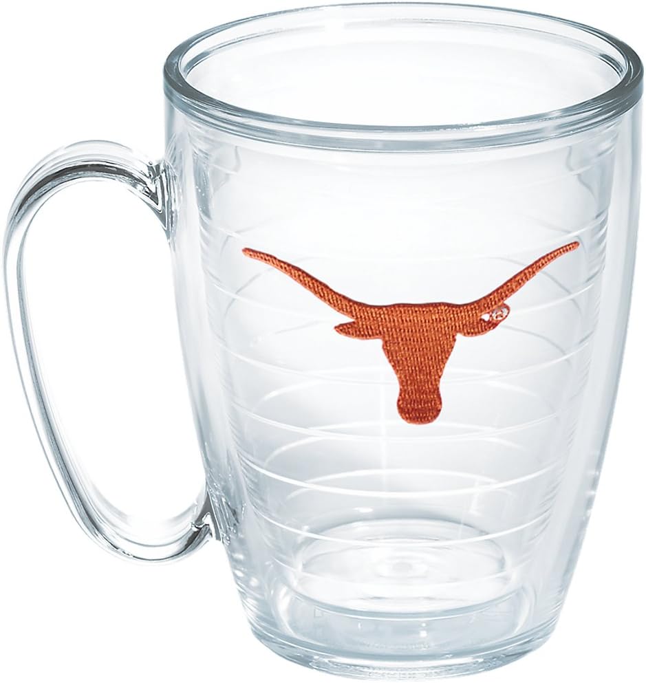 Tervis Texas University Longhorn Emblem Individual Mug, 16 oz, Clear - 1048879
