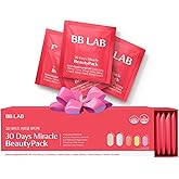 BB LAB 30 Days Miracle Beauty All-in-one Pack, Low Molecular Collagen, Elastin, Glutathione, Ceramide, Hyaluronic Acid, Multivitamins & Minerals, Calcium, Magnesium, Vitamin D