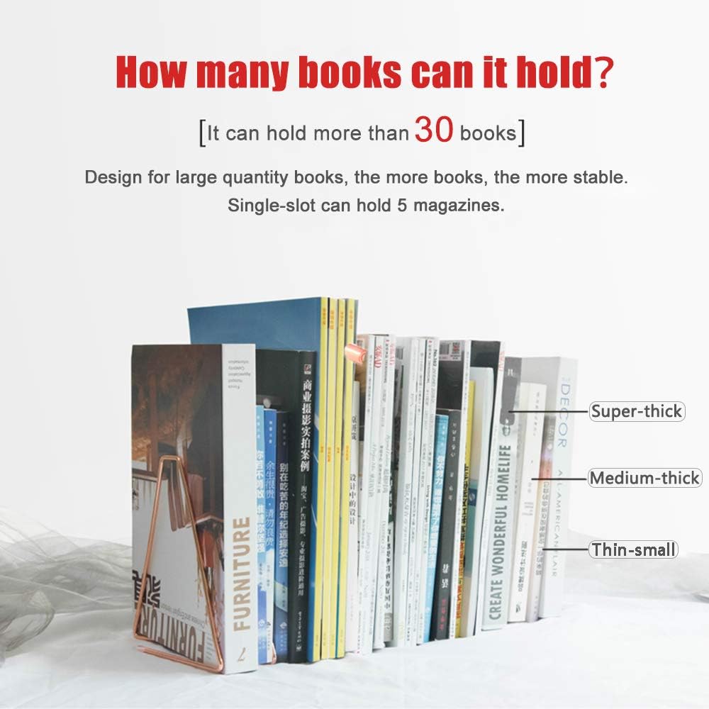 Adjustable 7-Slots Desktop Magazine File Holder, Triangle Metal Wire Record/Book Organizer Rack, File Folder Organizer Sorter, Vinyl/Magazine Storage, Display Rack for Decoration/Office (Black) : Office Products