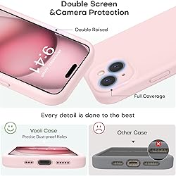 Vooii Compatible with iPhone 15 Plus Case, Upgrade
