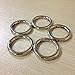 M-W 10PCS zinc alloy Spring Clip Round Carabiner- 1