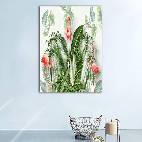 Tropical Art Deco Poster Painting Tropical Pattern with