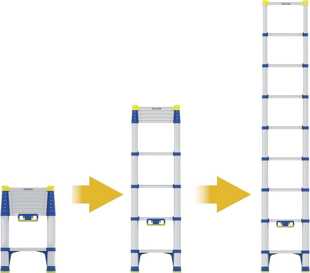 Werner Soft Close Telescopic Extension Ladder 2.6m
