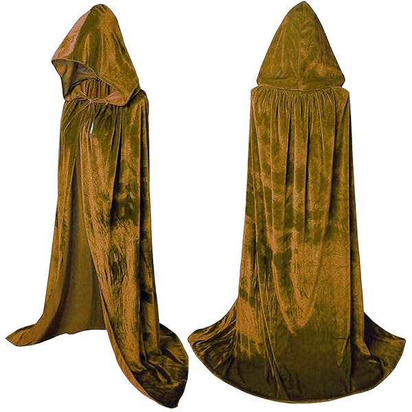 Cape à Capuchon Brillante Adulte - Costume Roi, Halloween, Carnaval Et Cosplay