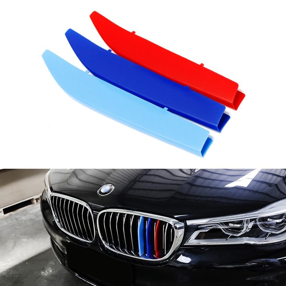 red Blue Light Blue Grille Insert Trims Decorate for 2016-2018 BMW G11 ...