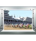MEHOFOND 8x6ft Kentucky Derby Backdrop Kentucky Derby Party Photography - View #8