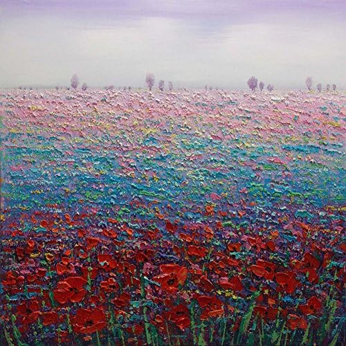 Asmork Abstract Oil Painting on Canvas Landscaping Best Buy Gift- Art Galleries Wall Decor Landscape Ready to Hang Modern Artwork for Bedroom Hand Painted Paintings